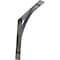 Ekena Millwork Morris Steel Bracket, Hammered Silver 3"W x 24"D x 24"H BKTM03X24X24MOHSV - alternate 1